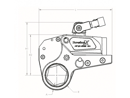 700 Bar Cassette Type Hydraulic Torque Wrench