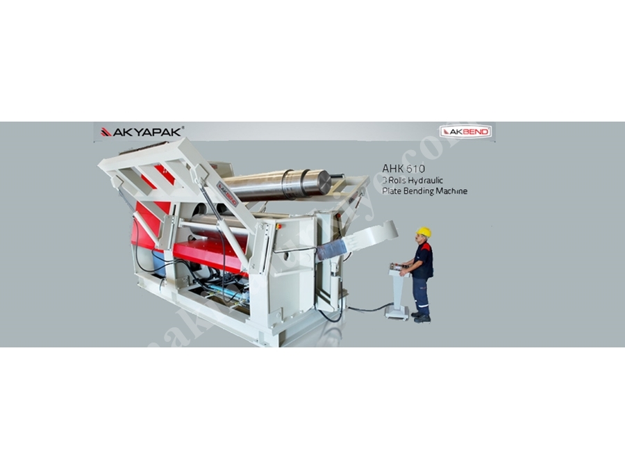 3 Toplu Hidrolik Silindir Bükme Makinesi - Ahk 610
