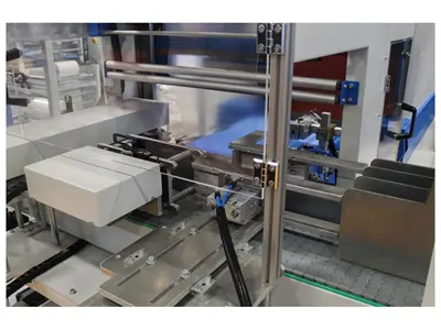Machine d'emballage rétrécissable à voie latérale entièrement automatique YM-YBK650 SERVO