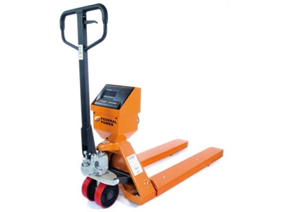 2000 Kg Döküm Pompalı Transpalet (Terazili, Pedallı) FP-TR-20-T - 0