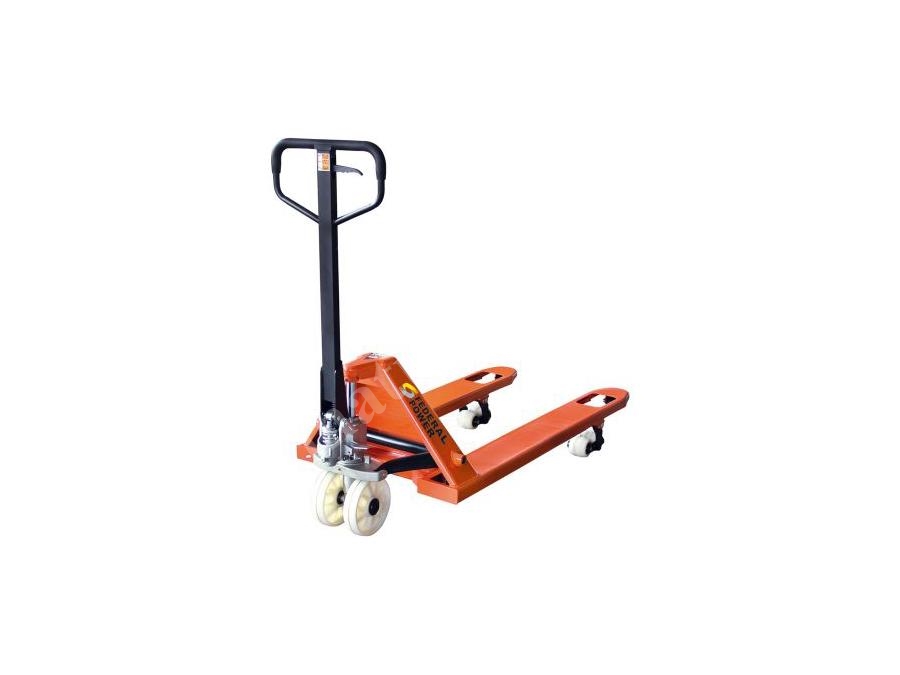 2500 Kg Breiter Gabelguss Pumpenhubwagen (Pedal) FP-TR-SYPIIK-25-68X110-NY-P75