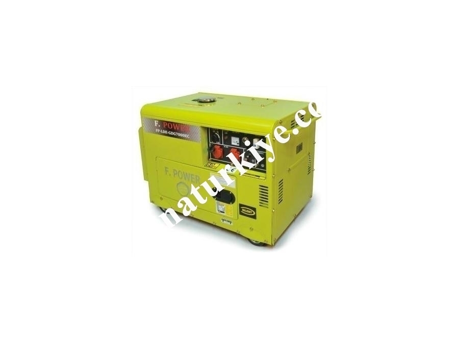 5 Kw Diesel Generator (Without Panel Closed Case) Fp-J-Gdg7000ec (With Battery Gift)