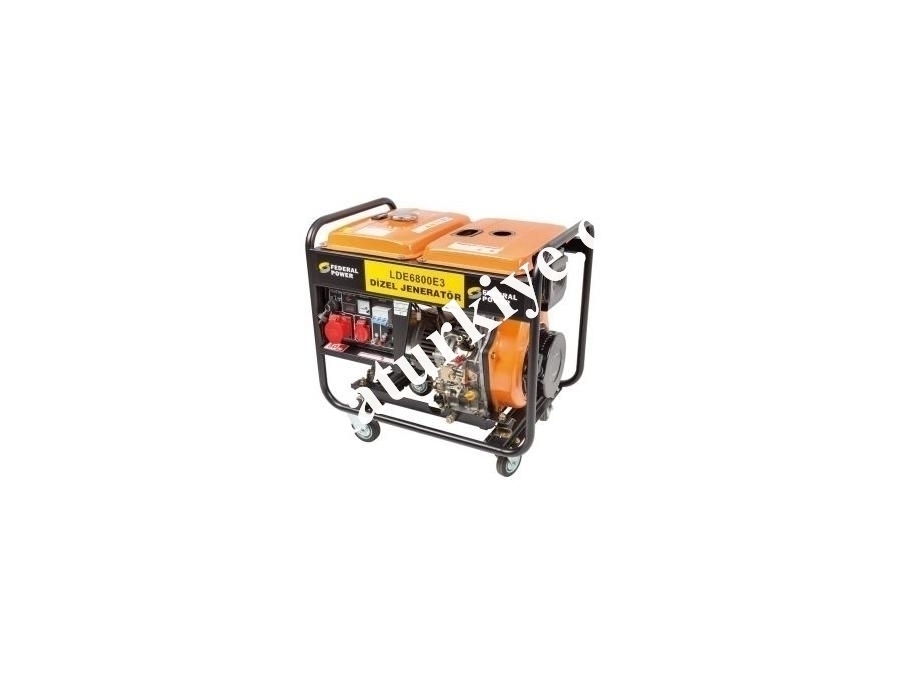Générateur Diesel Triphasé 6.8 Kva (Batterie Offerte) Fp-J-Lde6800e3