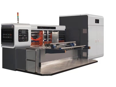 Yüksek Hızlı Üç Renk Flexo Baskı Ve Yuvarlak Ve Kalıp Kesme Makinesi - 3
