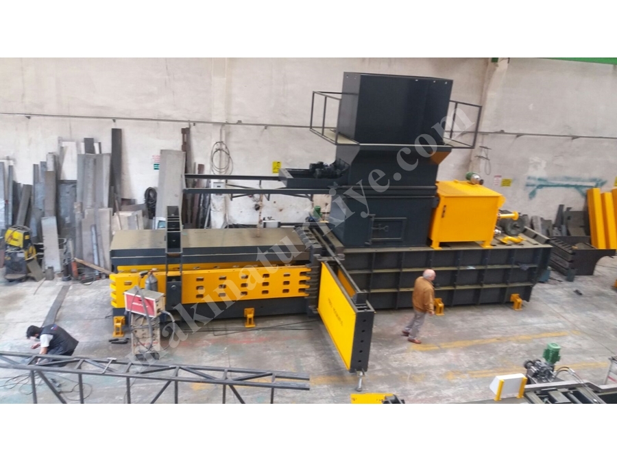 Tam Otomatik 110X120(120)Lık Kağıt Çuval Naylon Pet Balyalama Pres Makinası