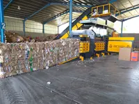 Tam Otomatik 110X120(120)Lık Kağıt Çuval Naylon Pet Balyalama Pres Makinası
