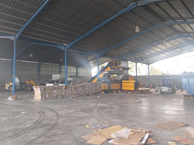 Tam Otomatik 110X120(120)Lık Kağıt Çuval Naylon Pet Balyalama Pres Makinası - 9