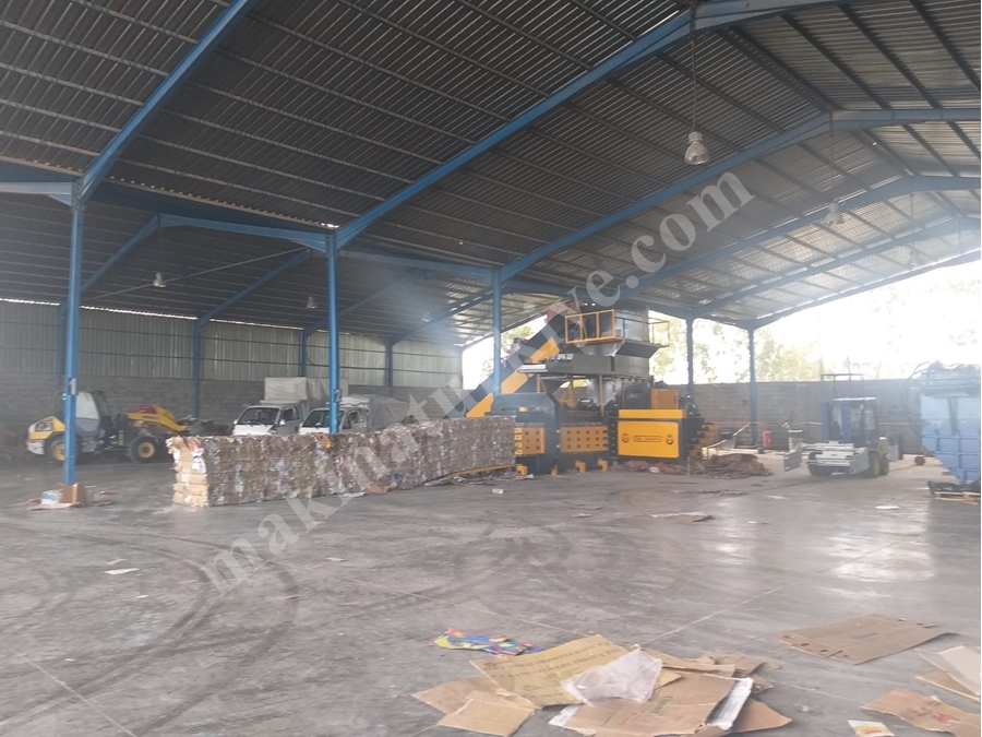 Tam Otomatik 110X120(120)Lık Kağıt Çuval Naylon Pet Balyalama Pres Makinası