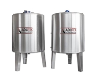 Double-Walled Heated Stainless Steel Liquid Tank - 0