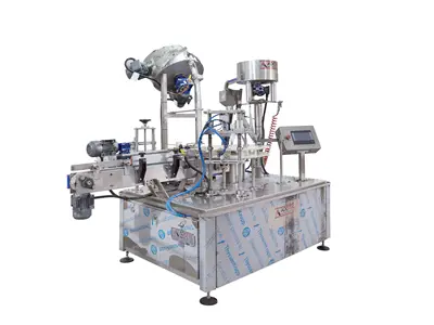 Covering Labeling Automatic Liquid Filling Machine