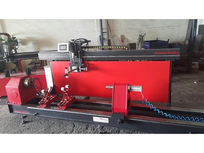 1000 mm Dairesel Tank Tüp Kazan Kaynak Makinası - 21