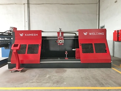 1000 mm Dairesel Tank Tüp Kazan Kaynak Makinası - 14