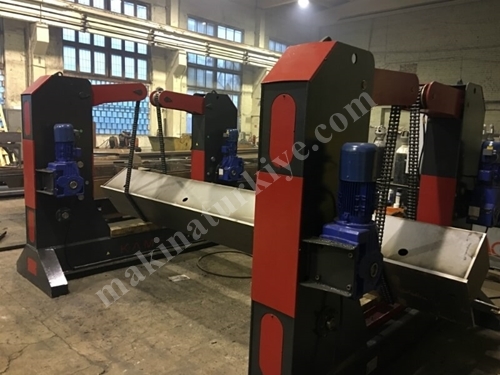 3000 Kg Chain Type Turning Machine