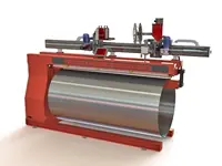 Machine de soudage de tuyaux de 1500 mm de longueur