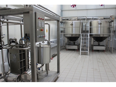 10 Ton/Gün Ultrasonik Ayran Üretim Tesisi 