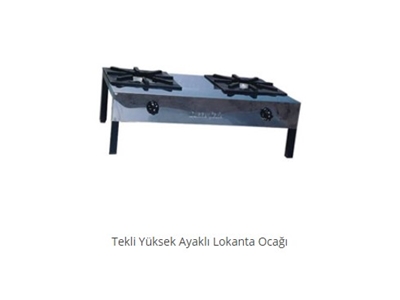 Tekli Yüksek Ayaklı Set Üstü Lokanta Ocağı Arge Endüstriyel - 0