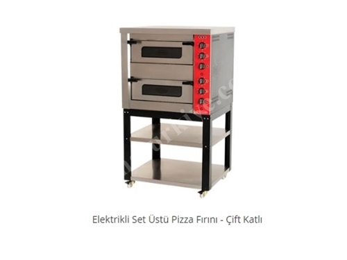 Elektrikli Set Üstü Pizza Fırını (Çift Katlı) Arge Endüstriyel