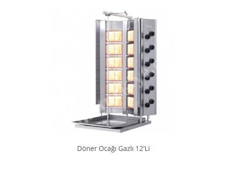 Gazlı Döner Ocak 12'Li Arge Endüstriyel
