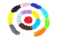 Plastikknöpfe in verschiedenen Farben, 360 Stück mit Aufbewahrungsbox - 1