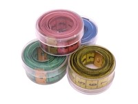 12 Pieces 1.5 Meter Colorful Classic Measuring Tape Transparent Box Standard Measuring Tape - 3