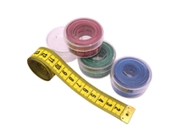 12 Pieces 1.5 Meter Colorful Classic Measuring Tape Transparent Box Standard Measuring Tape - 4