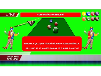 Jetonla Parayla Çalışan Bilardo Masası  - 9