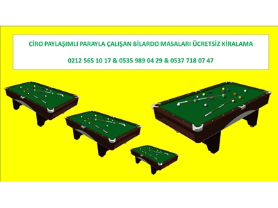 Jetonla Parayla Çalışan Bilardo Masası  - 4