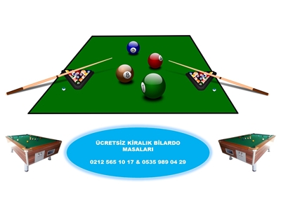 Jetonla Parayla Çalışan Bilardo Masası  - 11