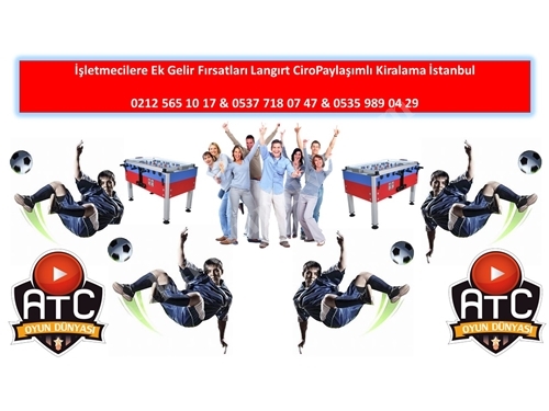 Bedava Kiralama Kahvehanede Langırt Okula Langırt Koymak İstanbul