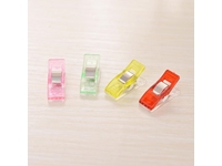 120 Pcs Sewing Embroidery Fabric Paper Clip Plastic Clamp Holder - 4