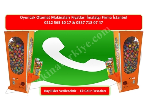 Oyuncak Otomat Makinaları Fiyatları İmalatçı Firma İstanbul