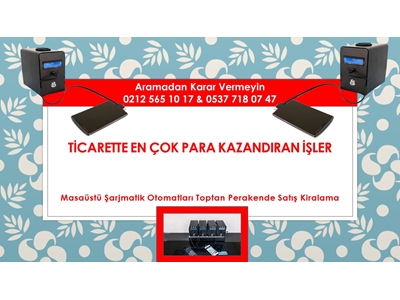 Masaüstü Şarj Cihazı Şarjmatik Otomatı İmalatçı Firma Ücretsiz Kargo - 12