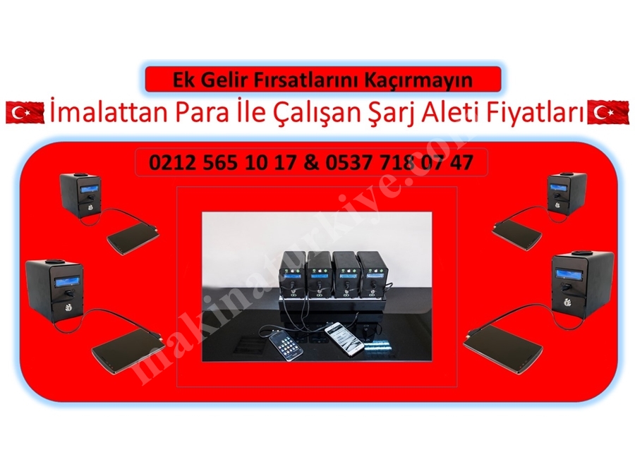 Masaüstü Şarj Cihazı Şarjmatik Otomatı İmalatçı Firma Ücretsiz Kargo