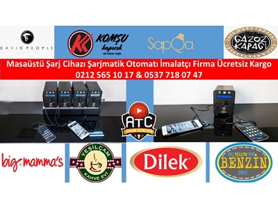Masaüstü Şarj Cihazı Şarjmatik Otomatı İmalatçı Firma Ücretsiz Kargo - 0