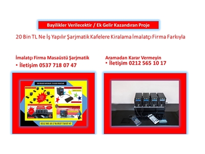 Masaüstü Şarj Cihazı Şarjmatik Otomatı İmalatçı Firma Ücretsiz Kargo - 2