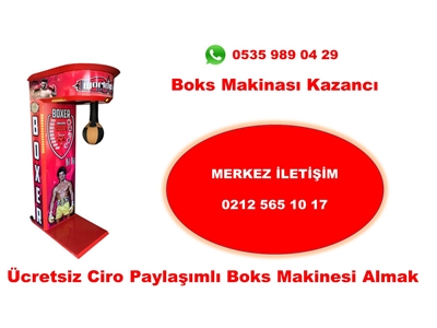 İşletmelere Ek Kazanç Kiralık Boks Makineleri Fiyatları İstanbul Bedava - 9
