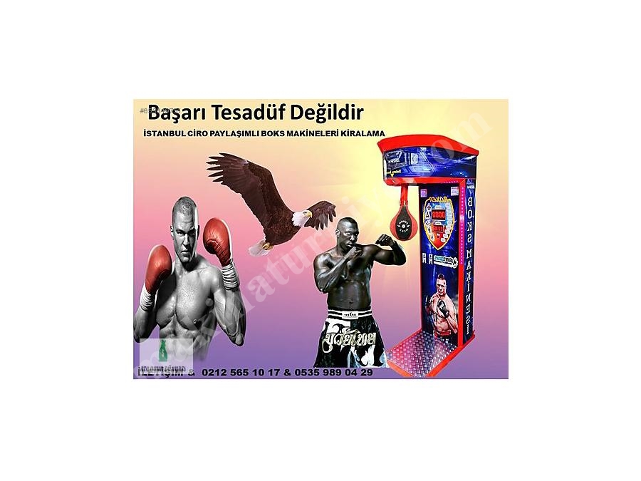 İşletmelere Ek Kazanç Kiralık Boks Makineleri Fiyatları İstanbul Bedava