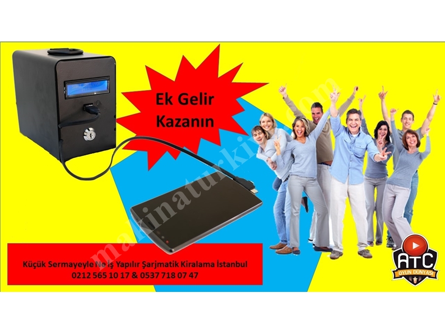 Ücretsiz Kargo Şarj Otomatı İmalatçıları Şarjmatik Bayilik