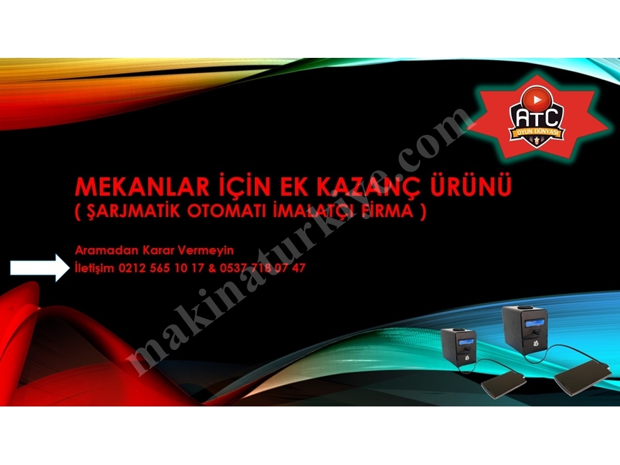 Ücretsiz Kargo Şarj Otomatı İmalatçıları Şarjmatik Bayilik