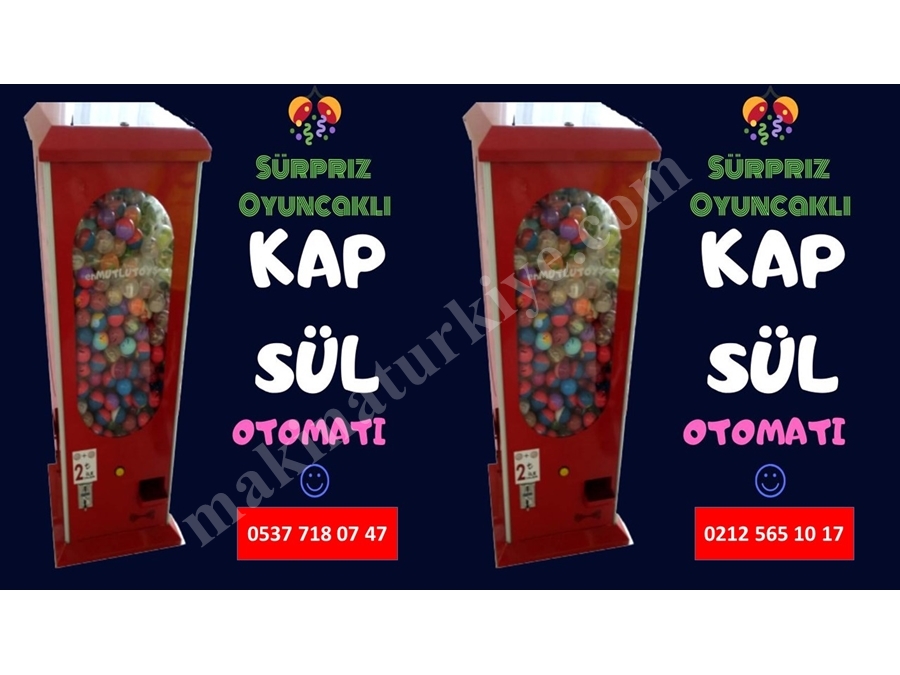 Kapsül Oyuncak Otomat Makinaları Üreticileri Otomat Kiralama Toptan Perakende Satış