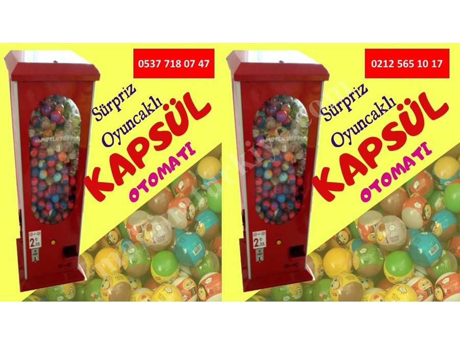 Kapsül Oyuncak Otomat Makinaları Üreticileri Otomat Kiralama Toptan Perakende Satış