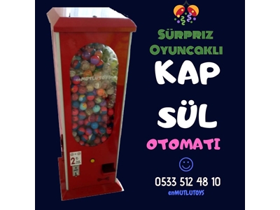 Kapsül Oyuncak Otomat Makinaları Üreticileri Otomat Kiralama Toptan Perakende Satış - 9
