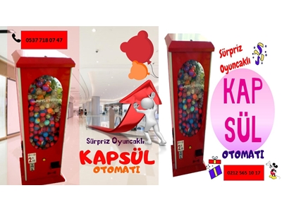 Kapsül Oyuncak Otomat Makinaları Üreticileri Otomat Kiralama Toptan Perakende Satış - 6