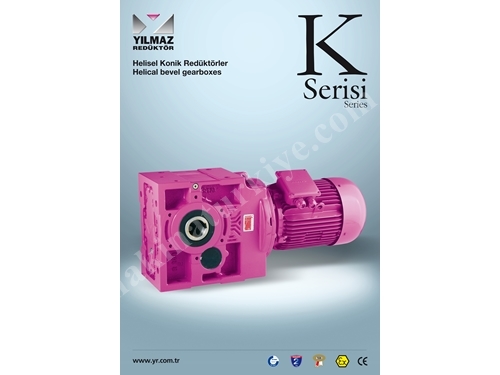 Helisel Konik Dişli Redüktör K Serisi