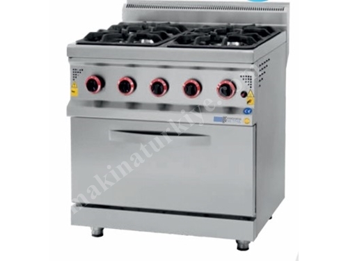 Fırınlı Gazlı Ocak Arge Endüstriyel Krcs-Fog 870