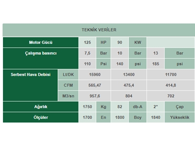 125 Hp İnvertörlü Vidalı Kompresör - 2