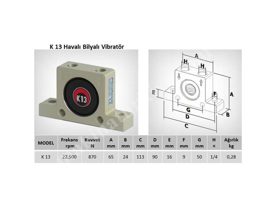 Havalı Vibratör K-13