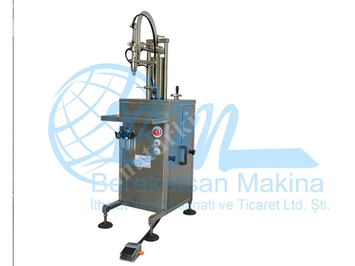 Single Nozzle Manual Liquid Filling Machine 100-250 gr