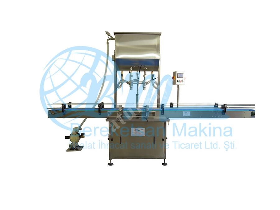 Motor Yağı Teneke Sıvı Dolum Makinası