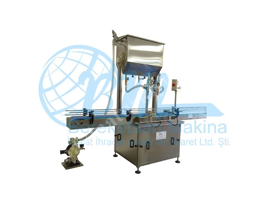 Motor Yağı Teneke Sıvı Dolum Makinası